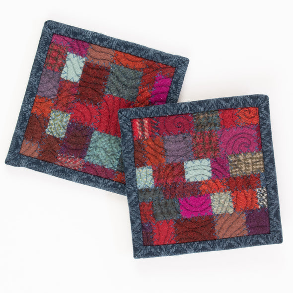 Fireworks Mini Mats (Coasters) • set of two