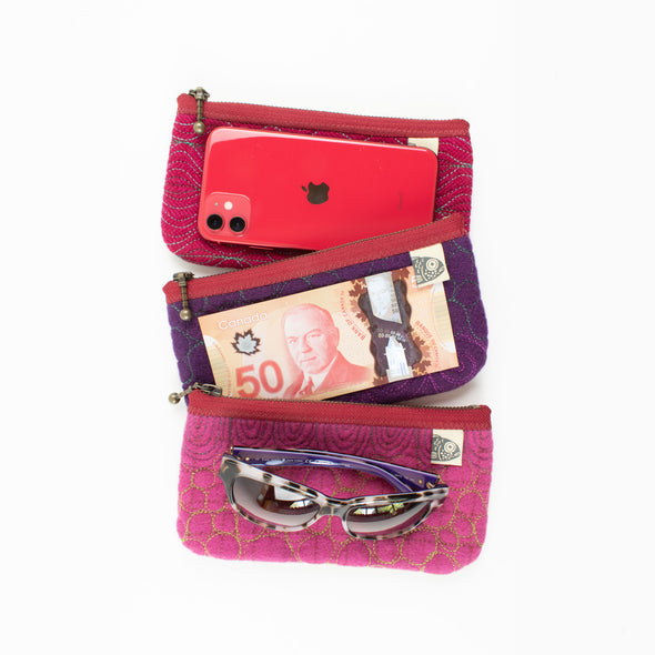 Medium Pouch • Tie Prints A