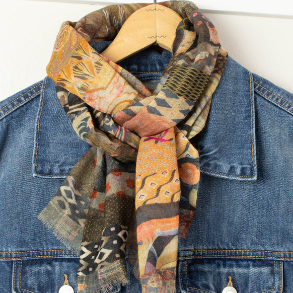 Mini Wool Scarf • C