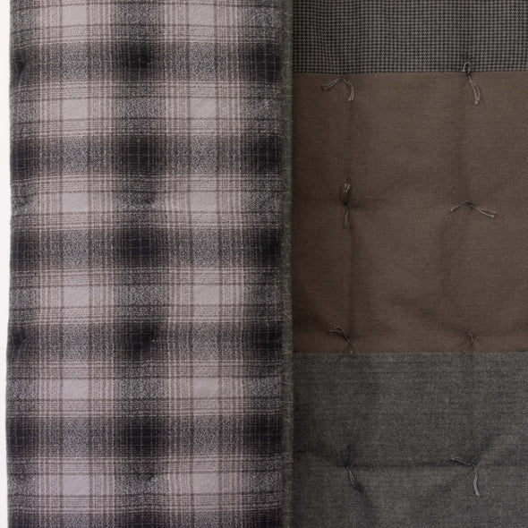 Flannel Wrapped Wool Blanket • G